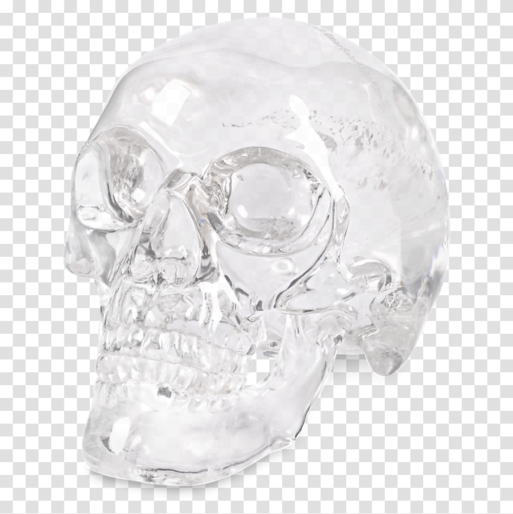 Rock Crystal Skull By Andreas Von Zadora Gerlof Crystal Skull, Glass, Outdoors, Nature, Diamond Transparent Png