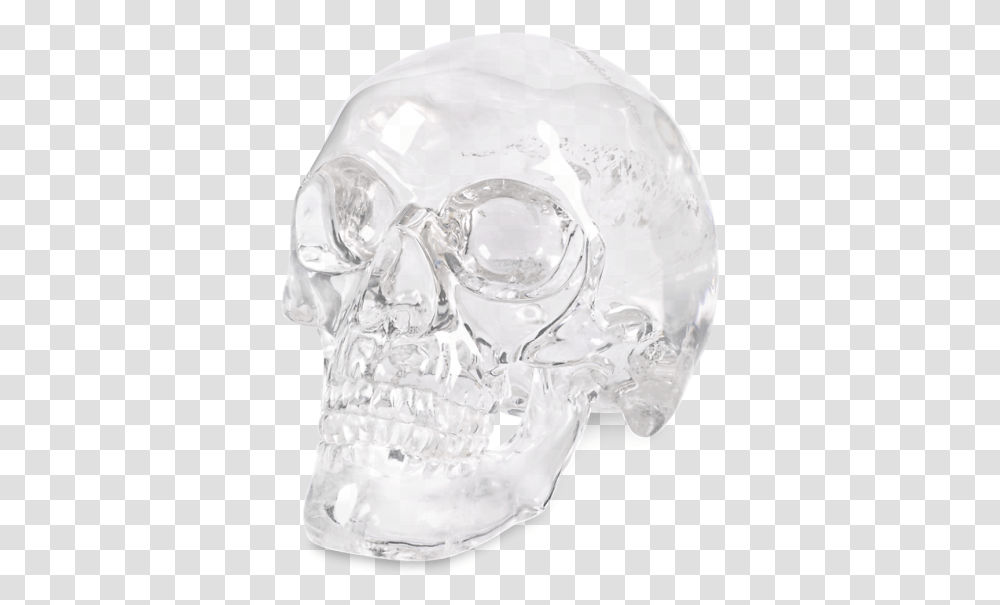 Rock Crystal Skull By Andreas Von Zadora Gerlof Crystal Skull, Glass, Outdoors, Nature, Ice Transparent Png