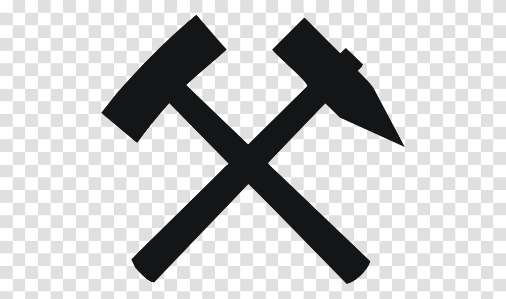 Rock Hammer Vector Online Royalty Free Clipart, Axe, Tool, Cross Transparent Png