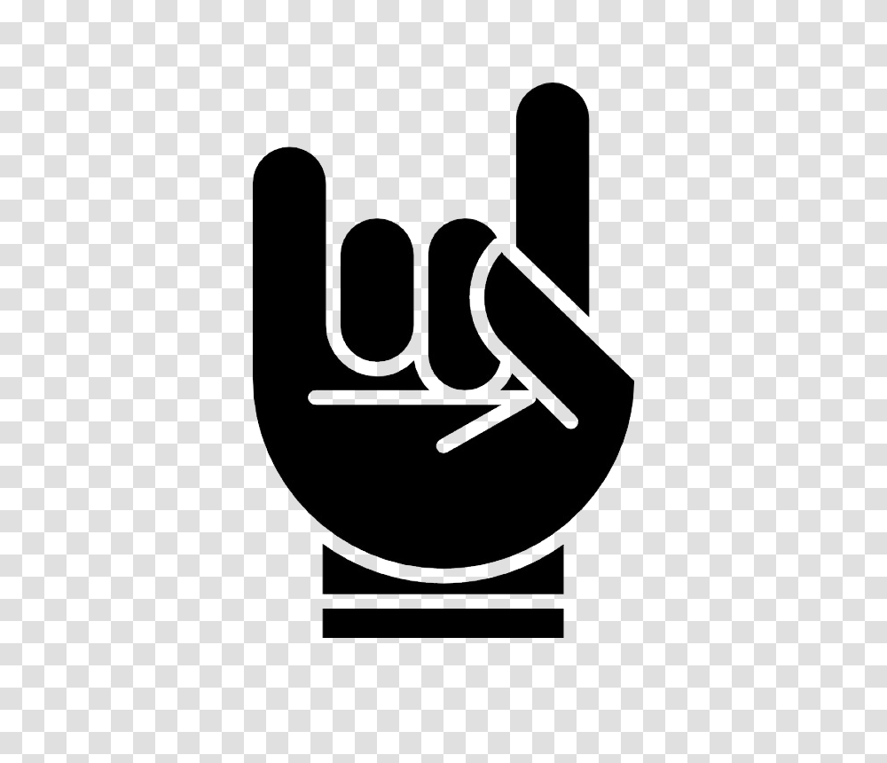 Rock Music, Hand, Stencil, Fist Transparent Png