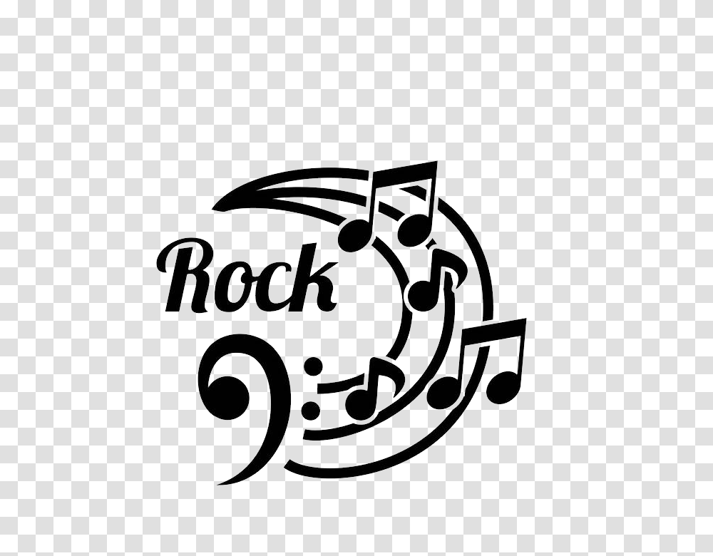 Rock Music, Label, Stencil Transparent Png