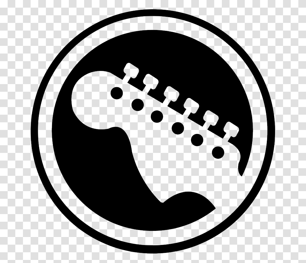 Rock Music Rock Band Guitar Logo, Stencil, Leisure Activities Transparent Png