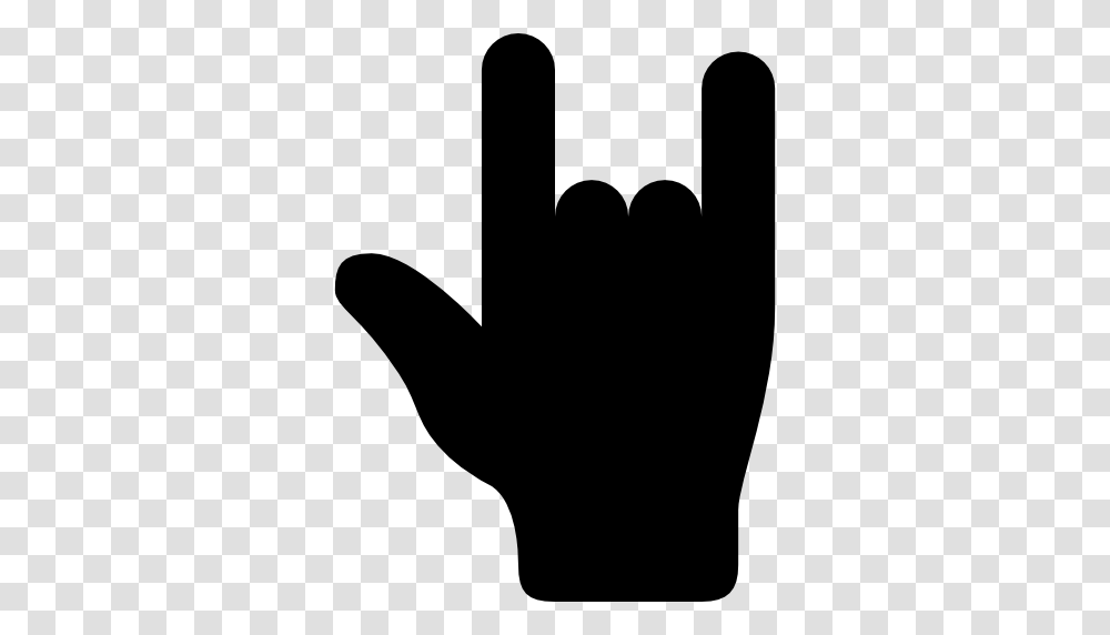 Rock Music, Silhouette, Hand, Stencil Transparent Png