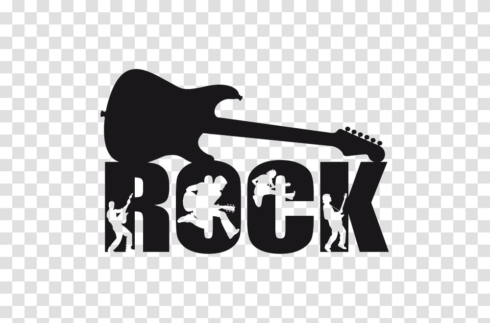 Rock Music, Stencil, Person, People, Silhouette Transparent Png