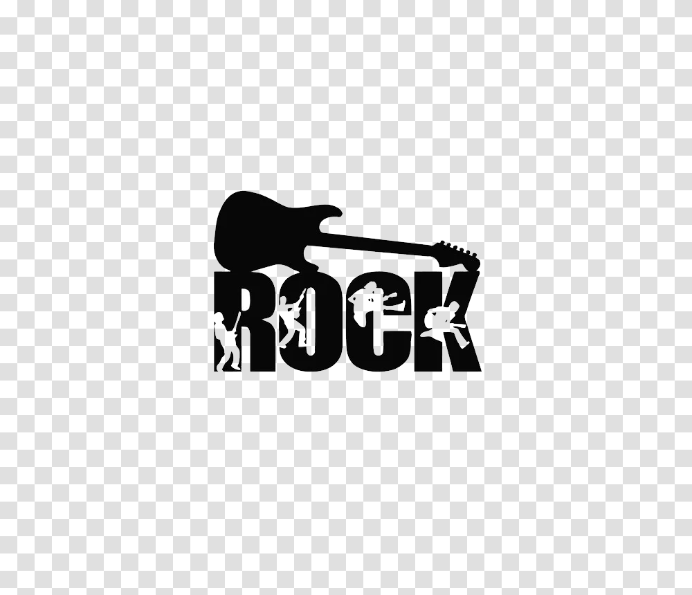 Rock Music, Stencil, Silhouette, Logo Transparent Png