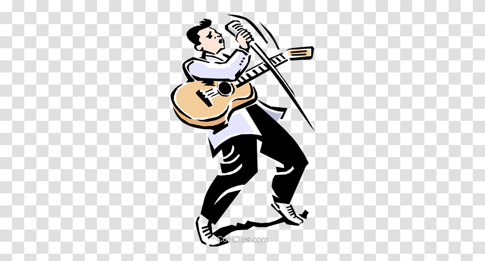 Rock N Roll A Cantar Livre De Direitos Vetores Clip Art, Performer, Person, Human, Musician Transparent Png