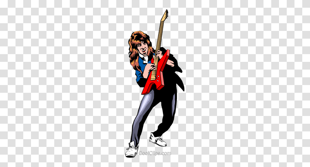 Rock N Roll Musician Royalty Free Vector Clip Art Illustration, Person, Human, Manga, Comics Transparent Png
