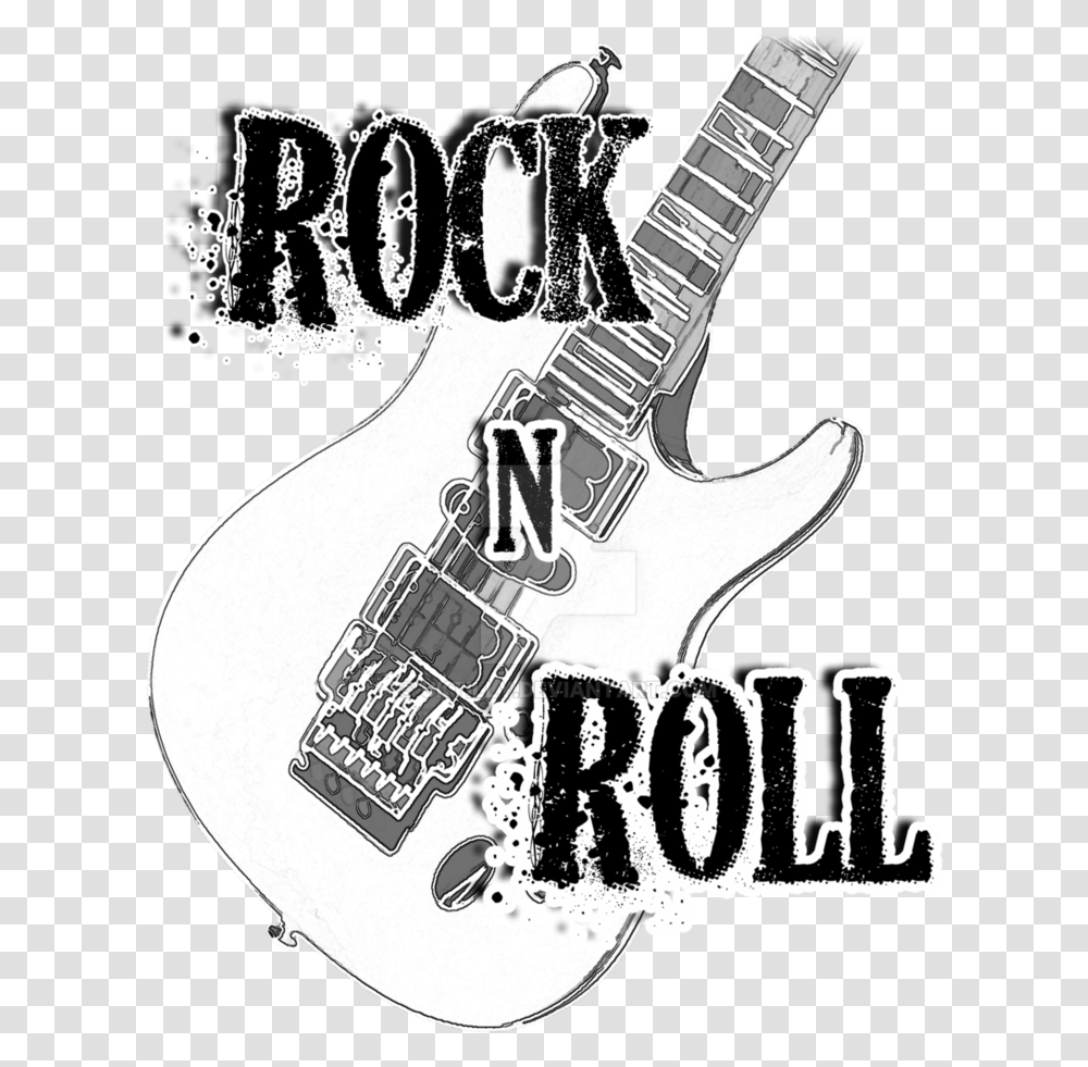 Rock N Roll Poster, Guitar, Leisure Activities, Musical Instrument, Electric Guitar Transparent Png