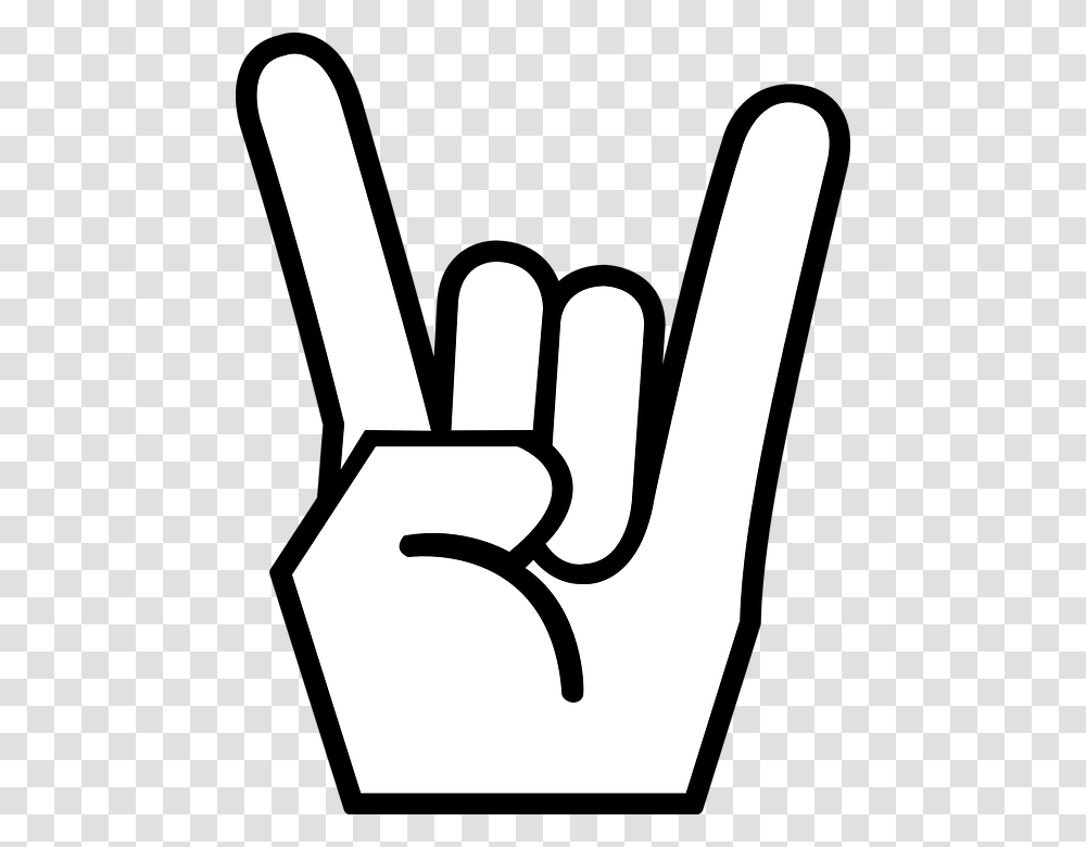 Rock N Roll Sign Hand, Cutlery, Fist, Scissors, Blade Transparent Png