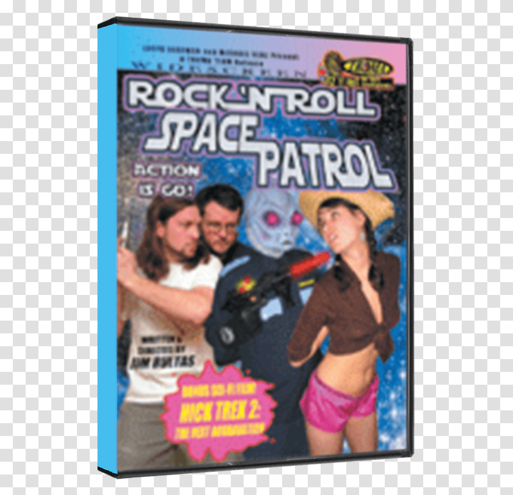 Rock N Roll Space Patrol, Person, Magazine, Advertisement, Poster Transparent Png