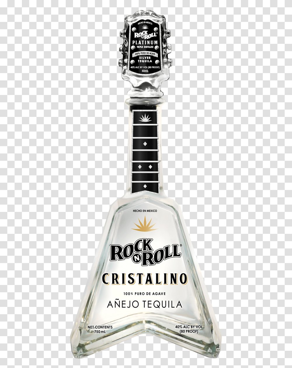 Rock N Roll Tequila Cristalino Rock Amp Roll Tequila Cristalino, Liquor, Alcohol, Beverage, Drink Transparent Png