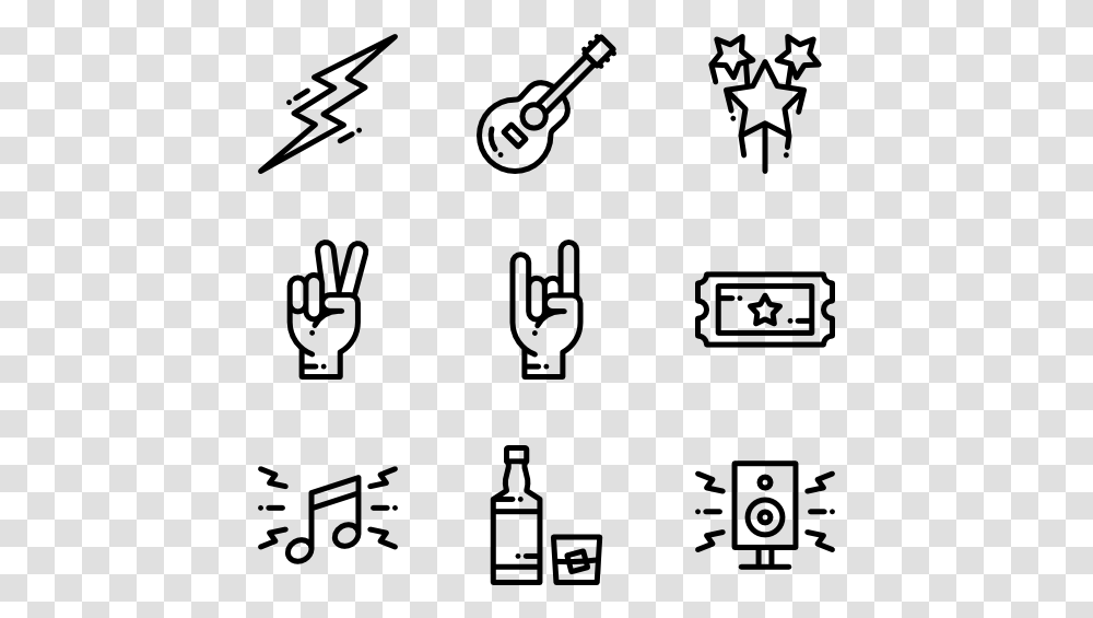 Rock N Roll Vector Surf Icons, Gray, World Of Warcraft Transparent Png