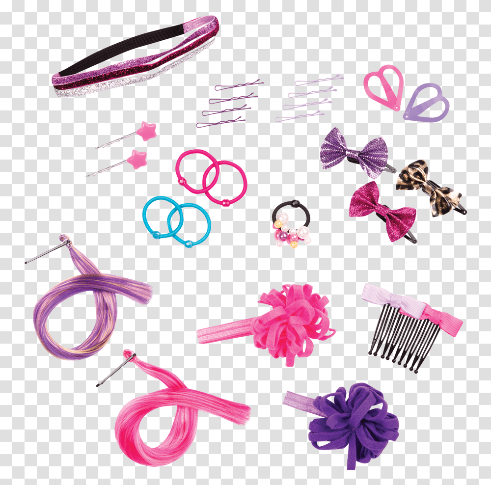 Rock N Sweet Hair Accessories Our Generation Hair Accessories, Hair Slide, Purple Transparent Png
