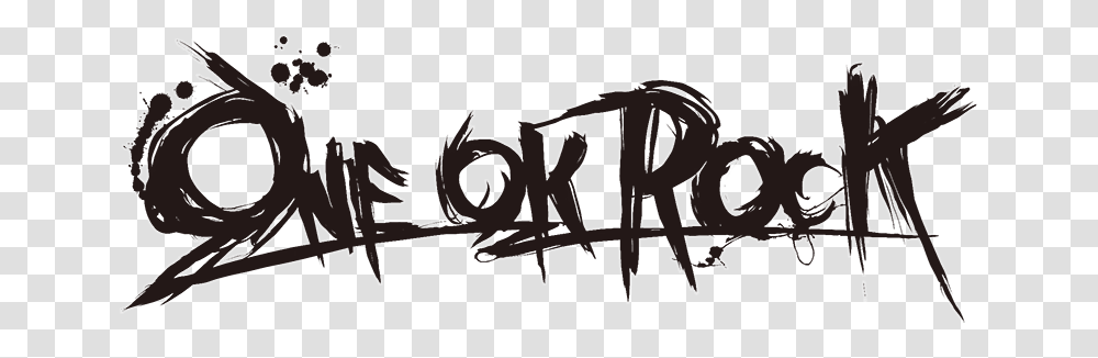 Rock One Ok Rock Logo Hd, Text, Label, Alphabet, Handwriting Transparent Png