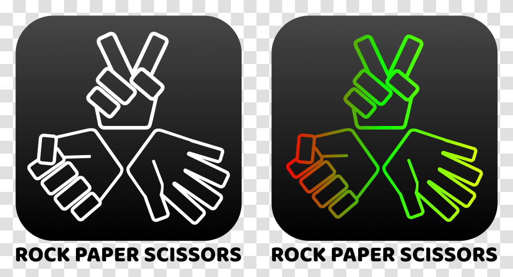 Rock Paper Scissor 1 Scissors Paper Stone Icon, Hand, Recycling Symbol Transparent Png
