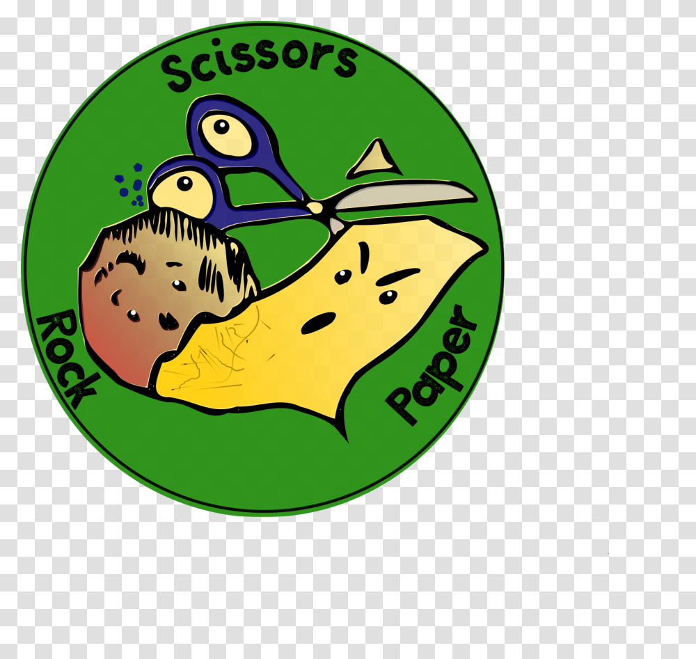 Rock Paper Scissors App Logo, Label, Sticker Transparent Png