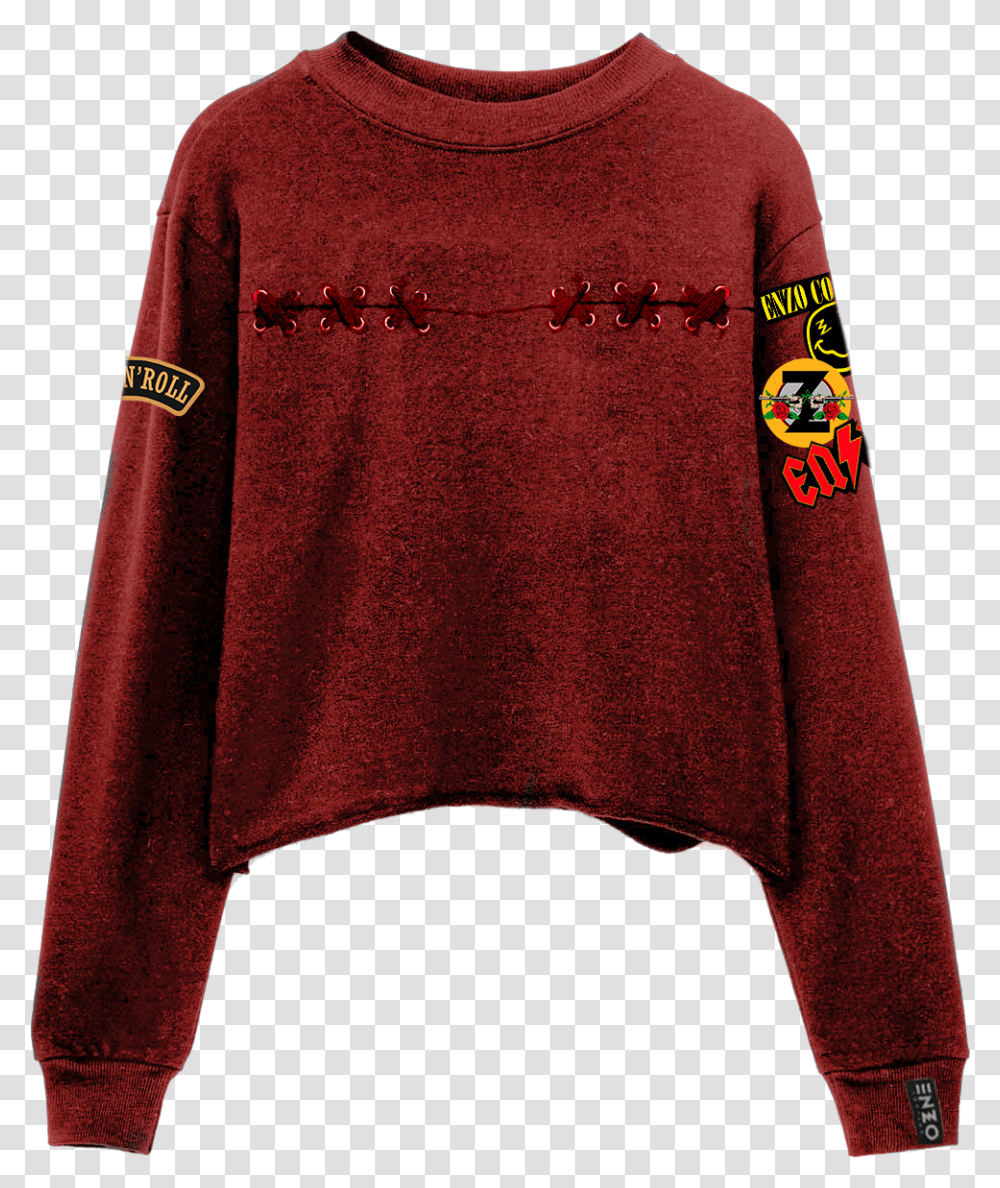 Rock Parches Lazos Sweater, Apparel, Sleeve, Long Sleeve Transparent Png