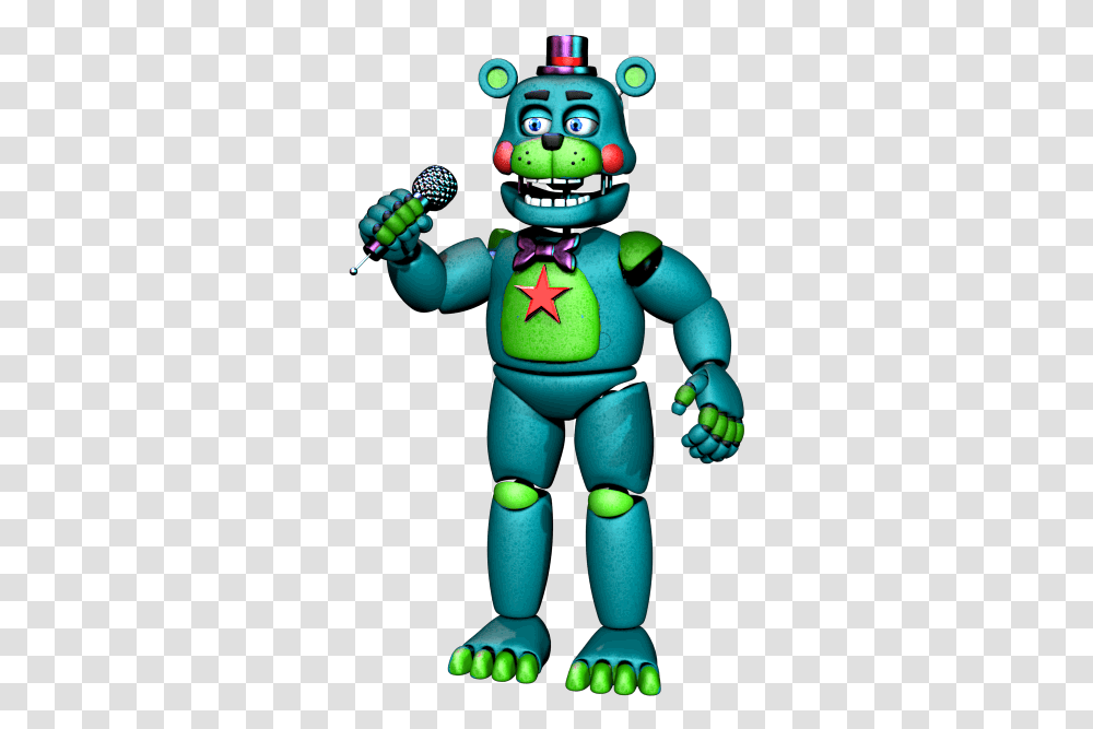 Rock Star Bart By Jadebladegamer22 Freddy Fazbear's Five Nights At Freddys Characters, Toy, Figurine, Robot, Microphone Transparent Png