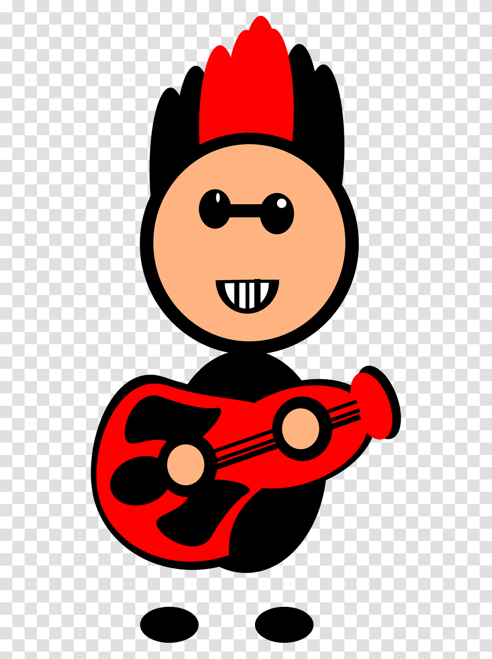 Rock Star Cartoon, Robot Transparent Png