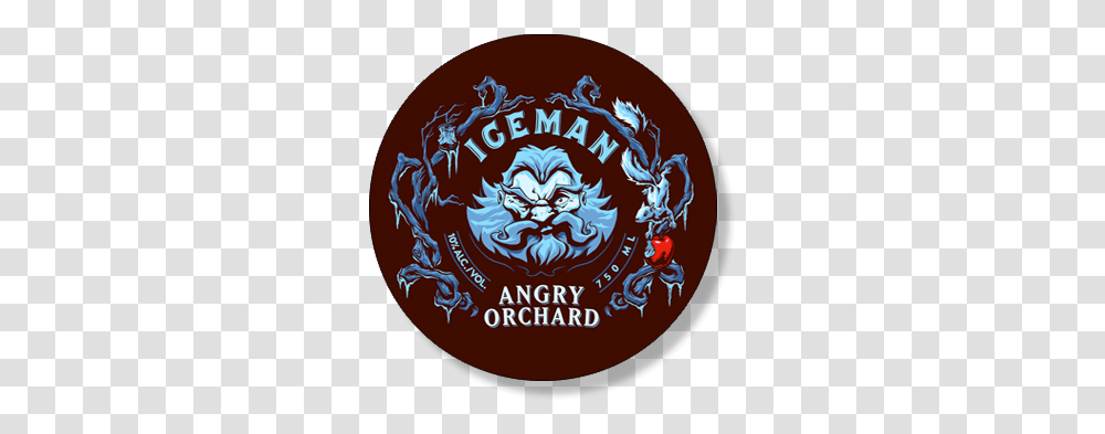 Rock Star Coaster Angry Orchard Iceman Hard Cider, Label, Text, Logo, Symbol Transparent Png