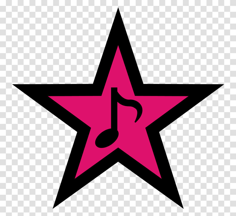Rock Star, Cross, Star Symbol Transparent Png