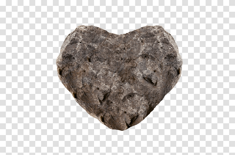 Rock Stone Heart Image Rock Stone, Mineral, Fungus, Limestone, Bread Transparent Png
