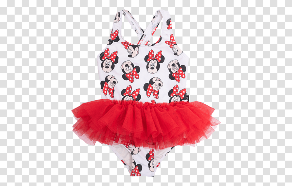 Rock Your Kid Minnie Mouse Tulle One Piece Swimsuit, Apparel, Dress, Costume Transparent Png
