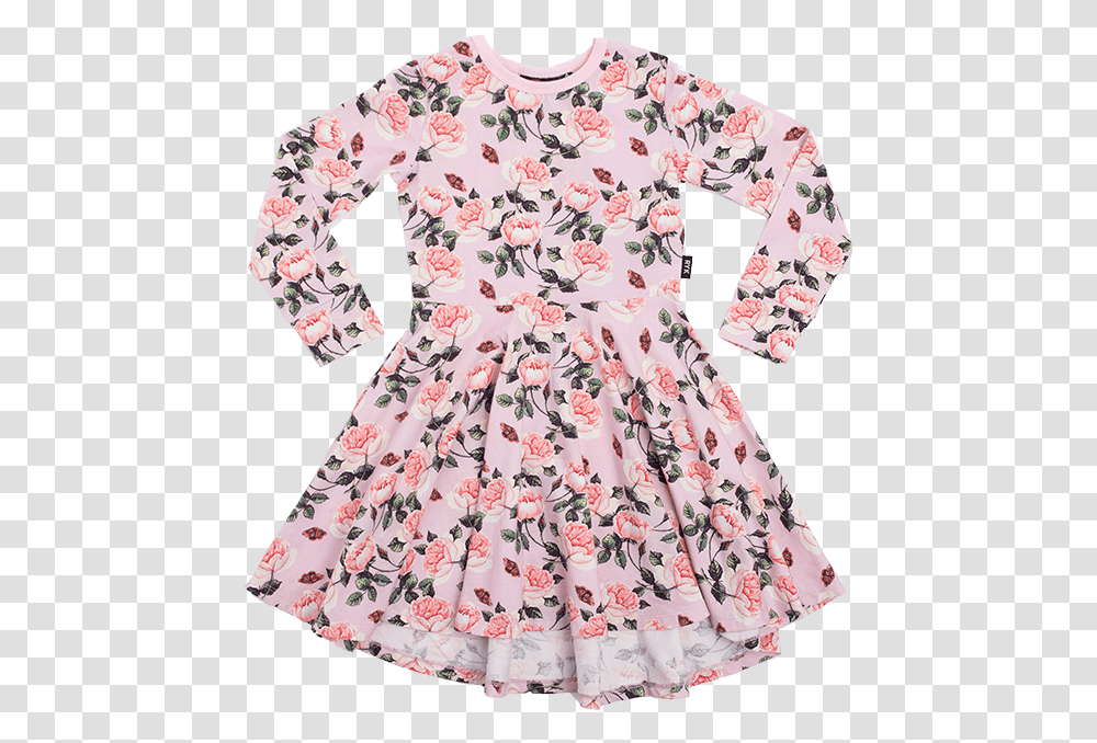 Rock Your Kid Shabby Chic Waisted Dress, Apparel, Blouse, Long Sleeve Transparent Png
