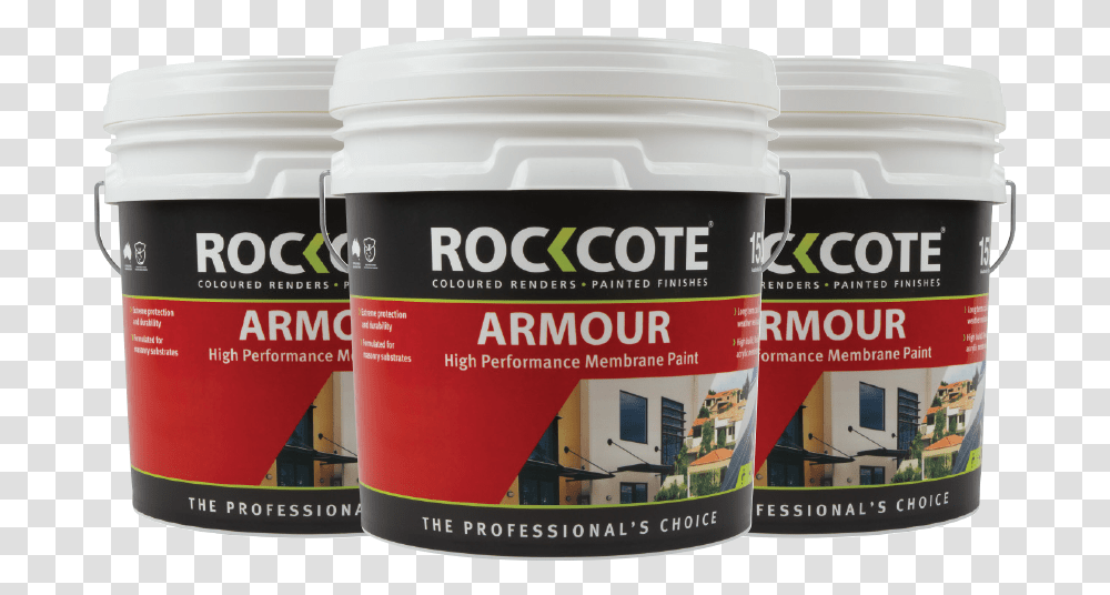 Rockcote Armour Flex, Paint Container, Bucket, Yogurt, Dessert Transparent Png