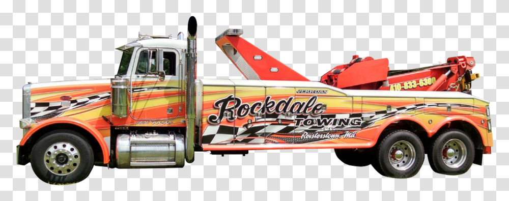 Rockdale Towing Reisterstown Maryland Towing Service Trailer Truck, Vehicle, Transportation, Fire Truck, Tow Truck Transparent Png