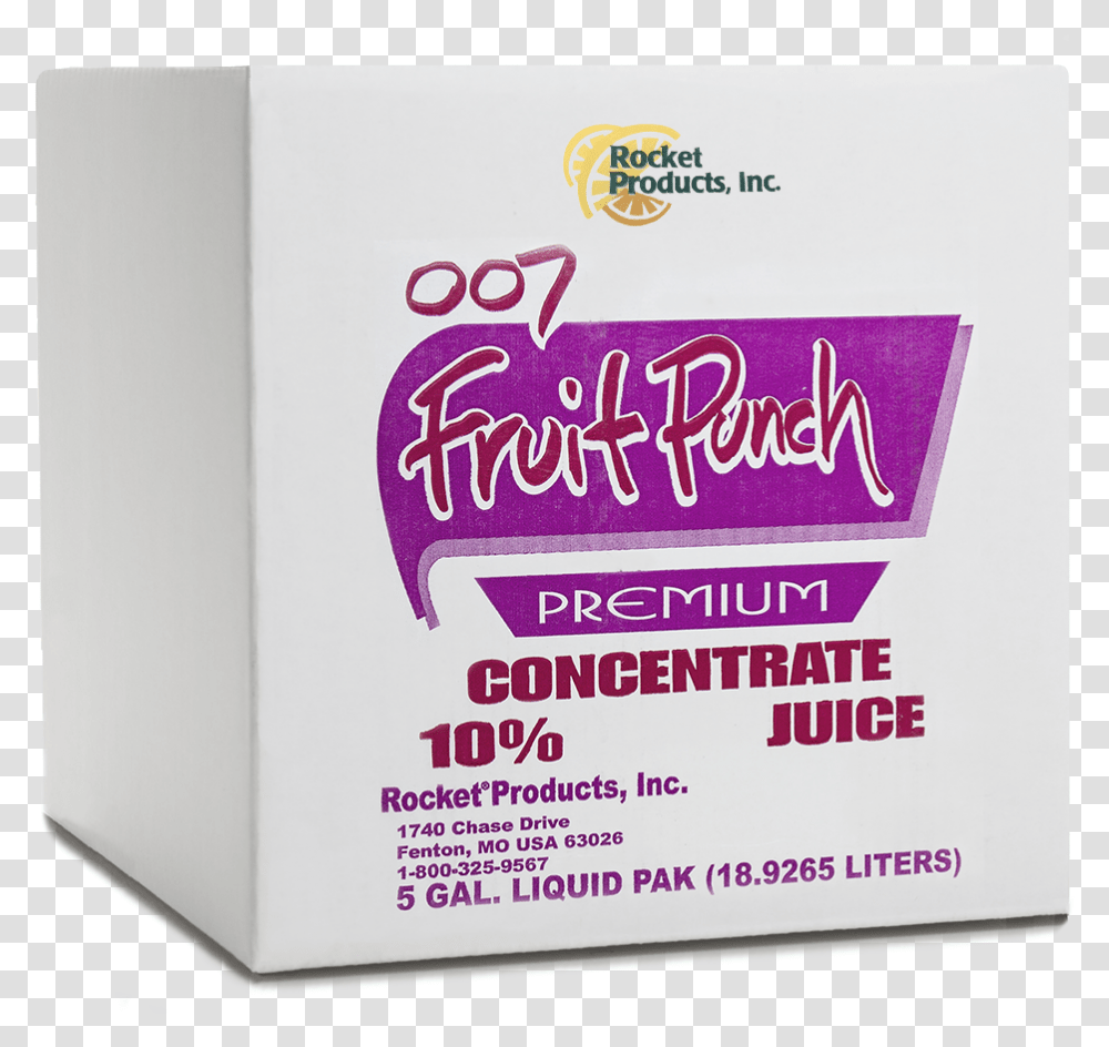 Rocket 007 Fruit Punch, Label, Word, Bottle Transparent Png