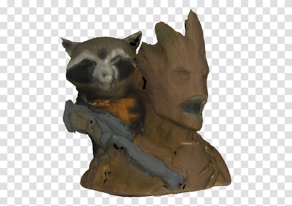 Rocket And Groot Groot, Figurine, Dog, Pet, Canine Transparent Png