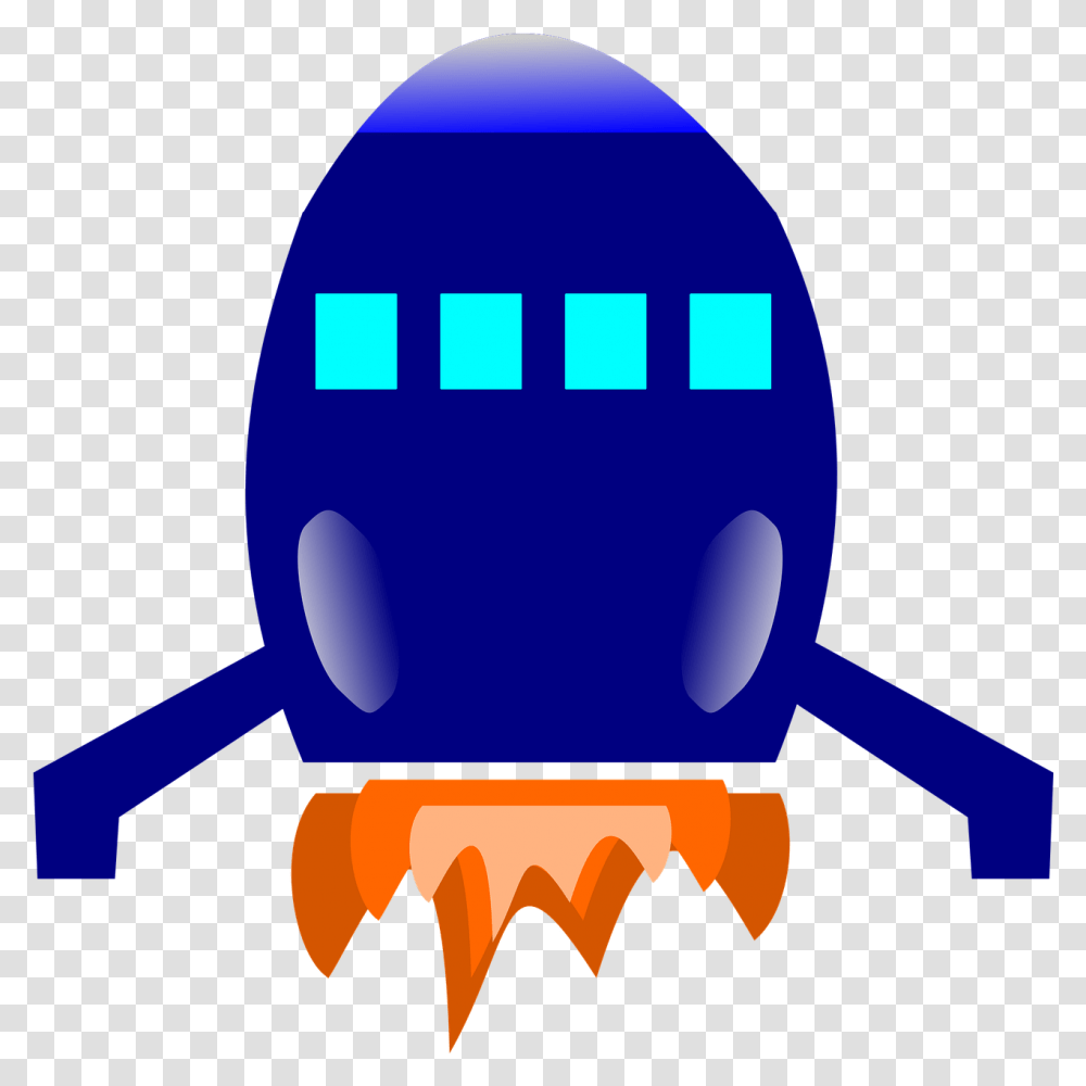 Rocket Blue Fire Free Vector Graphic On Pixabay Clipart Grafica Vettoriale Propulsione, Sport, Sports, Outdoors, Pac Man Transparent Png