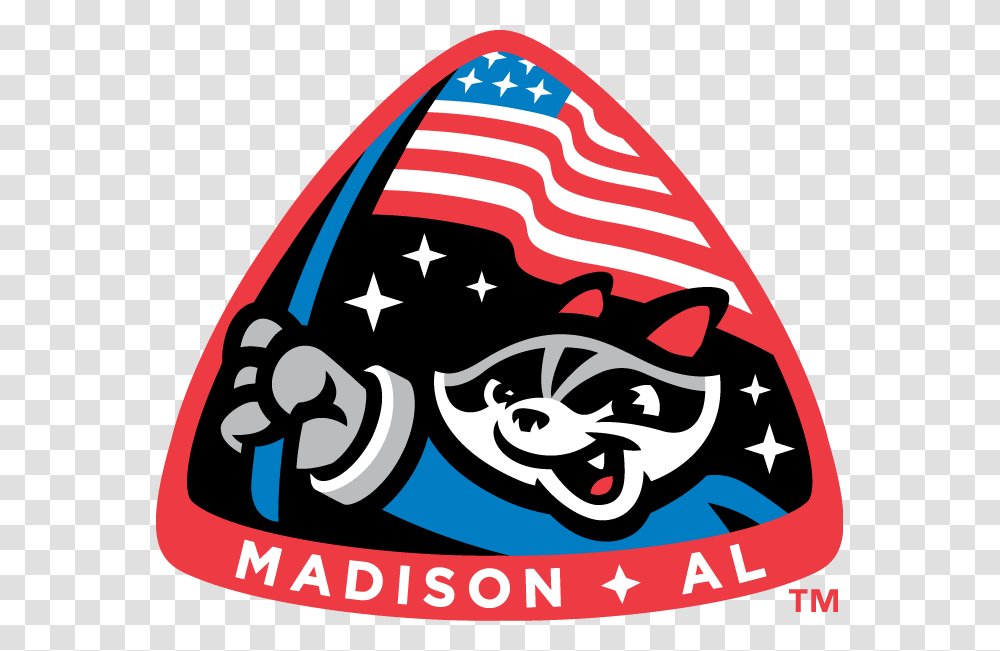 Rocket City Trash Pandas Logo, Label Transparent Png