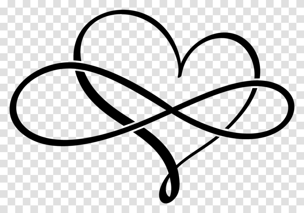 Rocket Clipart Black And White Infinity Heart With Arrow, Gray, World Of Warcraft Transparent Png