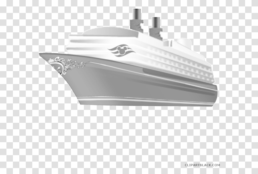 Rocket Clipart Space Craft Disney Cruise Ship Outline, Vehicle, Transportation, Boat, Sink Faucet Transparent Png