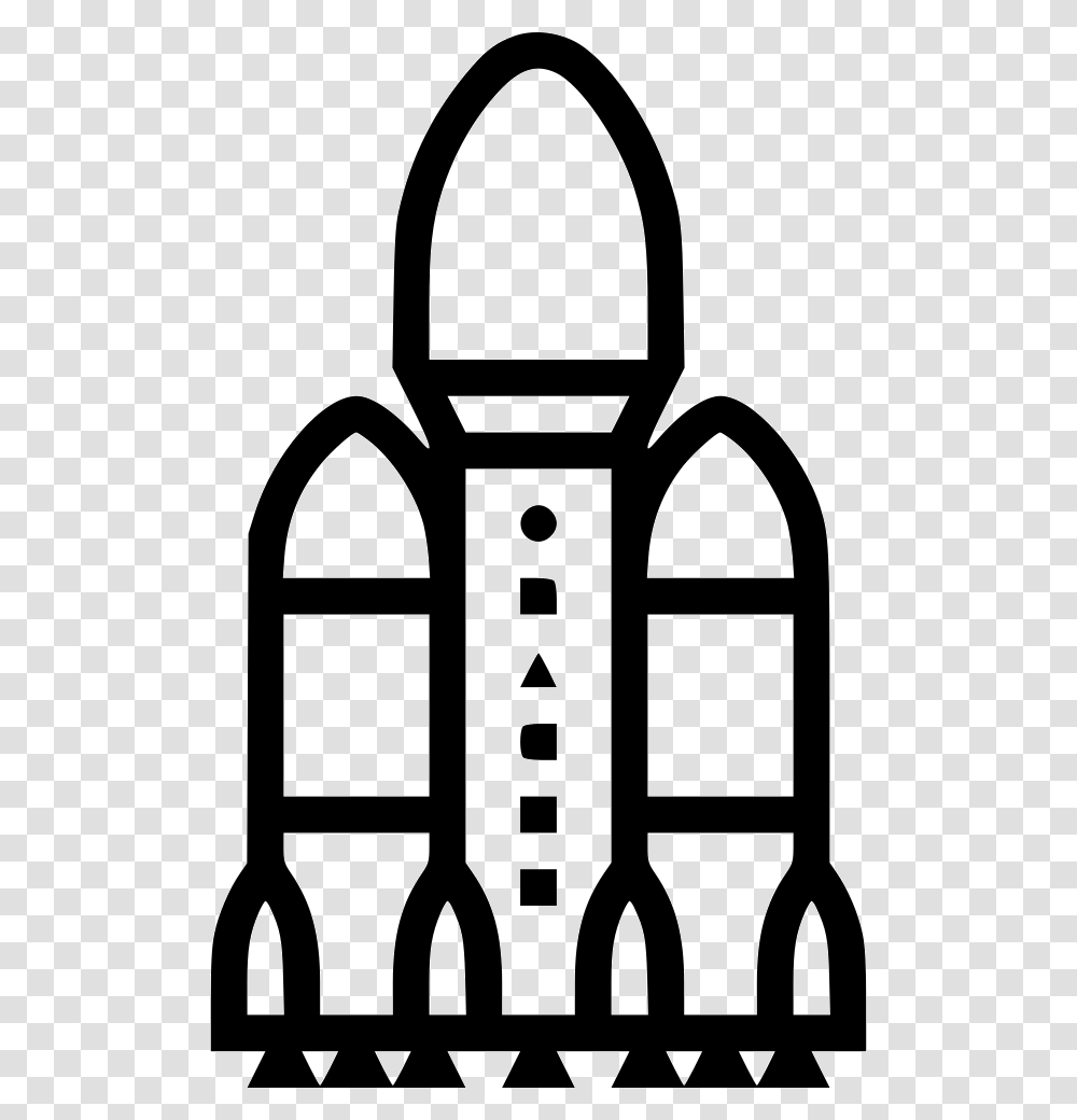 Rocket Falcon Heavy Spacex Svg Icon Free Download Spacex Falcon Heavy Art, Stencil, Label, Gas Pump Transparent Png
