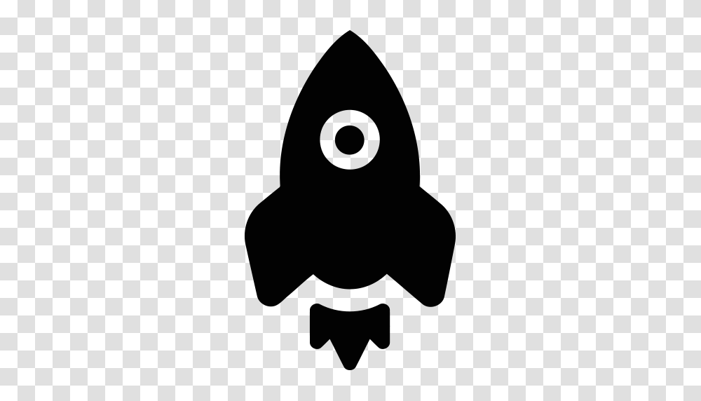 Rocket Icon, Silhouette, Face Transparent Png