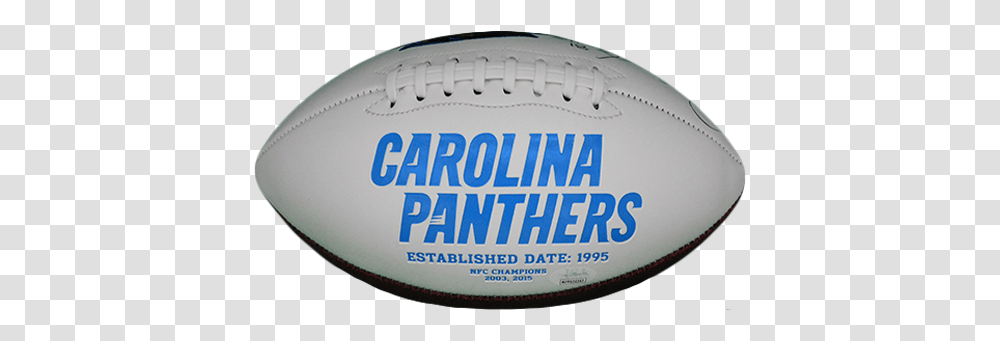 Rocket Ismail Autographed Carolina Panthers Logo Football Jsa Kick American Football, Sport, Sports, Rugby Ball Transparent Png