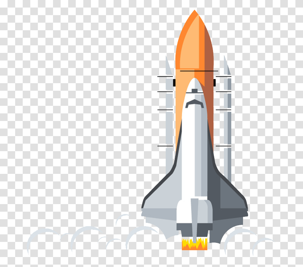 Rocket Launch Vector, Spaceship, Aircraft, Vehicle, Transportation Transparent Png