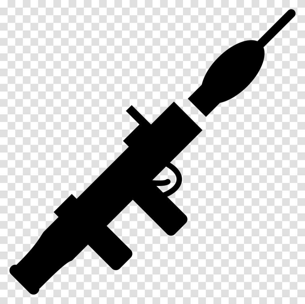 Rocket Launcher Grenade Launcher Icon, Silhouette, Axe, Tool, Injection Transparent Png