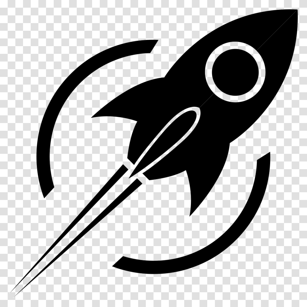 Rocket Missile Rocket Logo Black And White, Axe, Tool, Arrow Transparent Png
