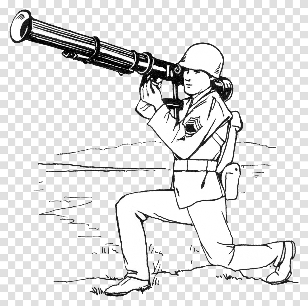 Rocket Propelled Grenade Assault Rifle, Person, Human, Weapon, Weaponry Transparent Png
