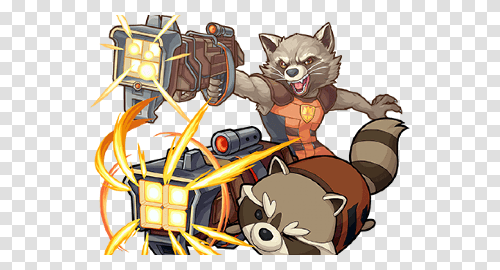 Rocket Raccoon Clipart Defender Galaxy Rocket Raccoon, Comics, Book, Animal, Wheel Transparent Png