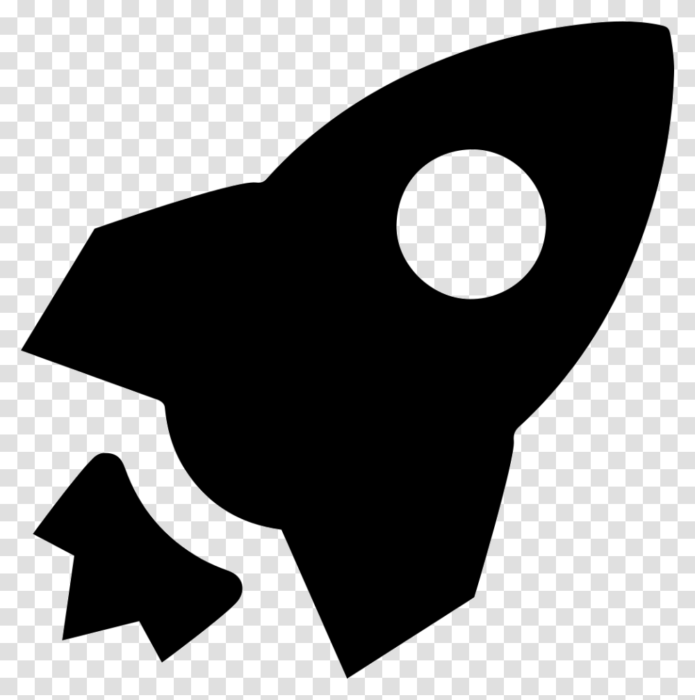 Rocket Rocket Logo Black, Stencil, Silhouette, Light Transparent Png