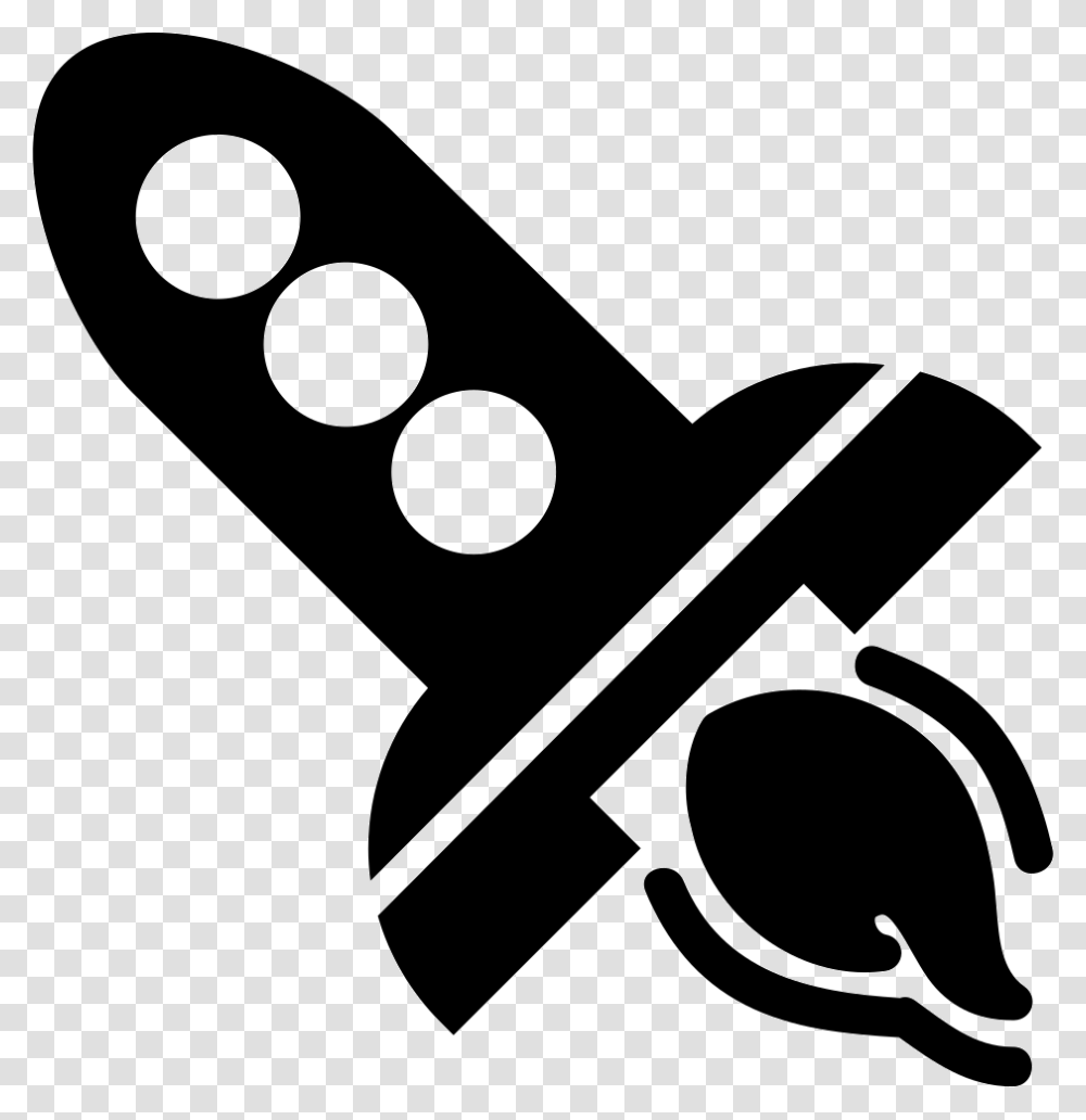 Rocket Ship Comments Icon, Axe, Tool, Stencil, Silhouette Transparent Png