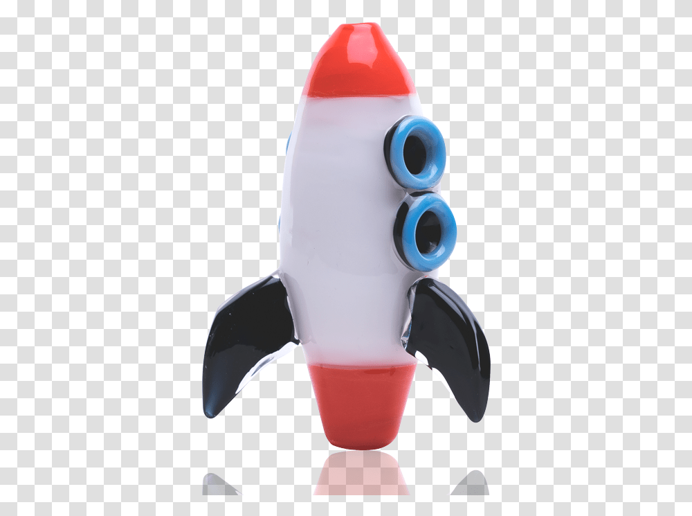 Rocket Ship Pipe By Empire Glassworks Figurine, Electronics, Snowman, Winter, Outdoors Transparent Png