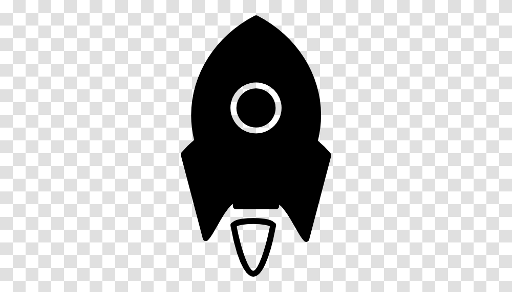 Rocket Ship Variant Small With White Circle Outline, Silhouette, Stencil, Light, Indoors Transparent Png