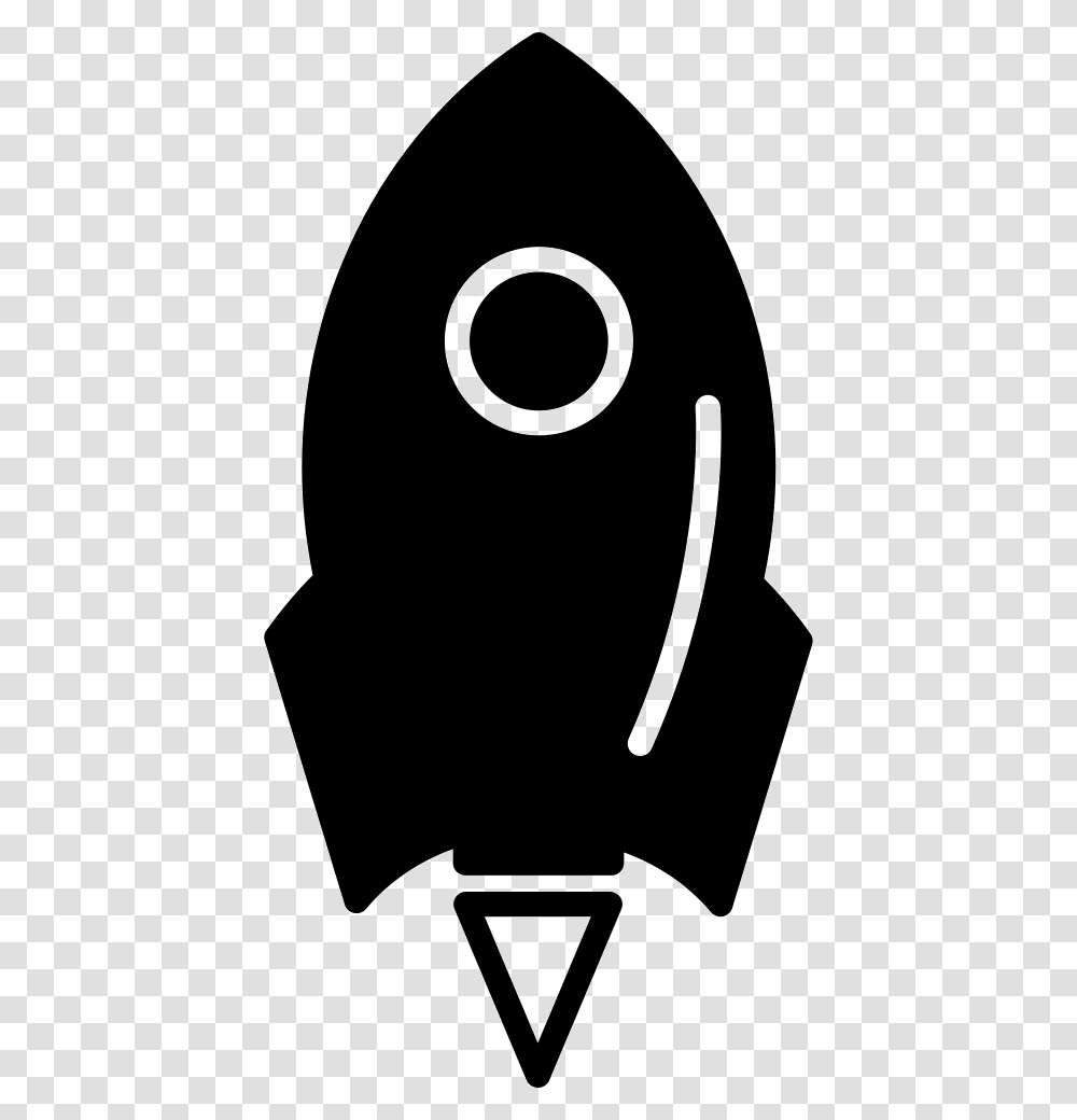 Rocket Ship Variant With Circle Outline Icon Free Download, Sleeve, Stencil Transparent Png