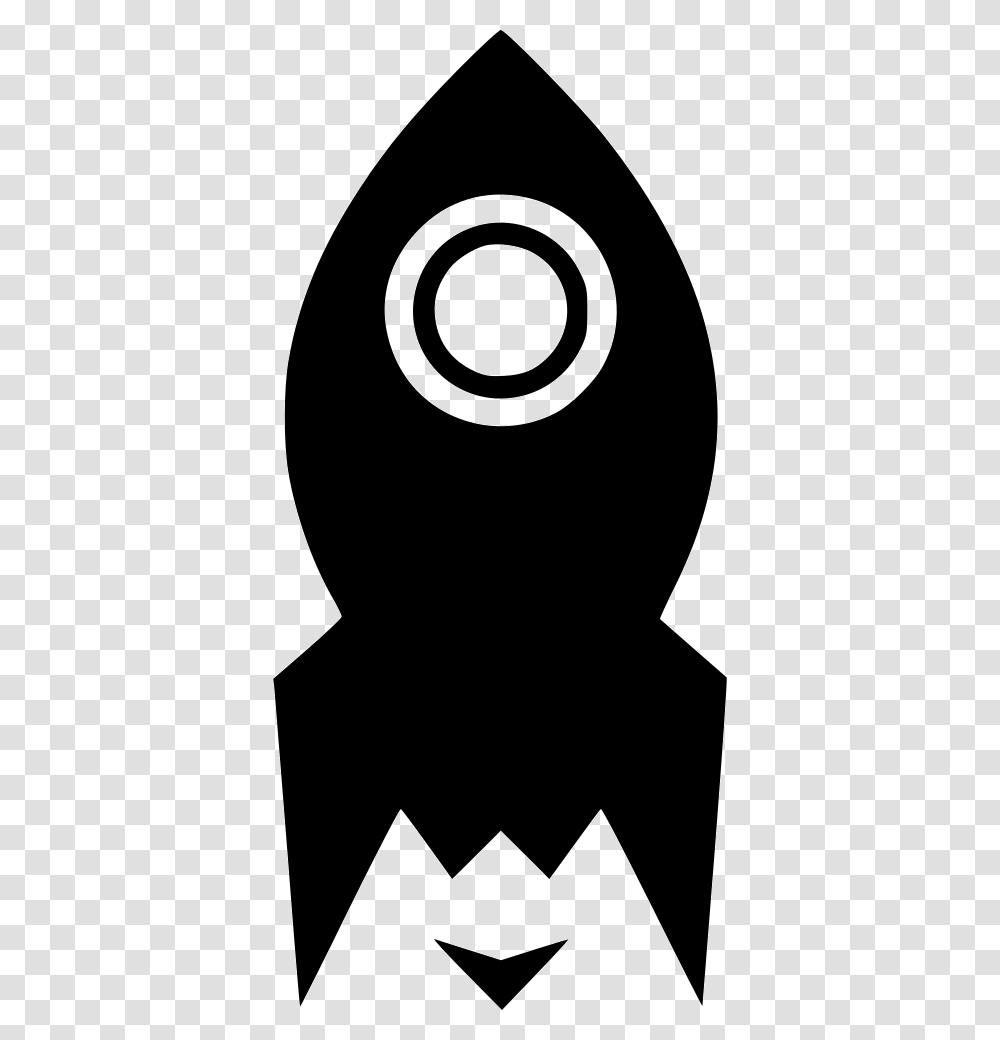 Rocket, Silhouette, Number Transparent Png